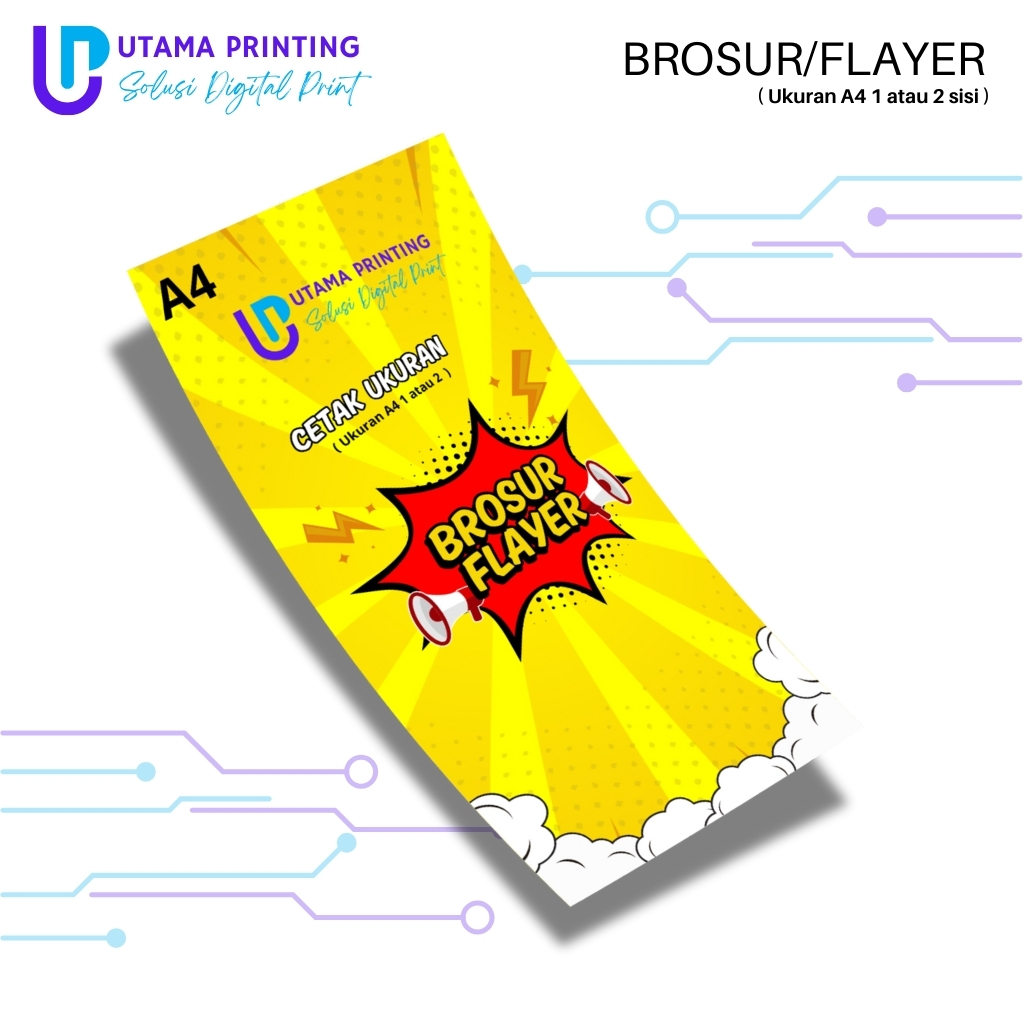 

CETAK BROSUR A4 ArtPaper 120gsm 2 SISI