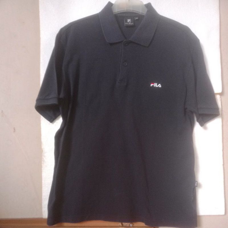 FIL4 polo shirt size L dark navy SECOND ORIGINAL