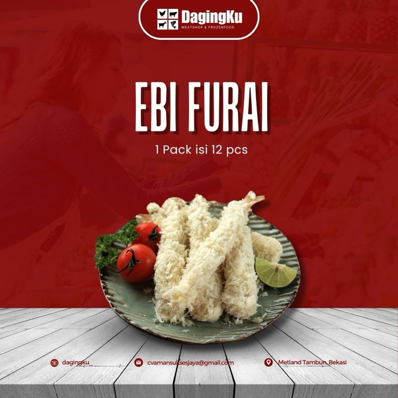 

Ebi Furai Isi 12Pcs/Udang Tempura Isi 12Pcs Termurah Fresh Halal