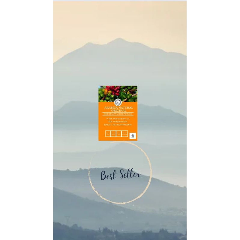 

Arabica natural original 1000 gram | Viazka Coffee Puntang