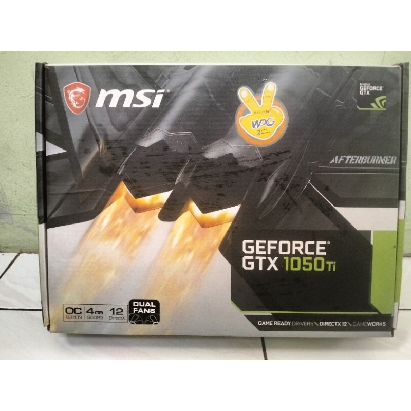 VGA NVIDIA GTX 1050TI 4GB MSi