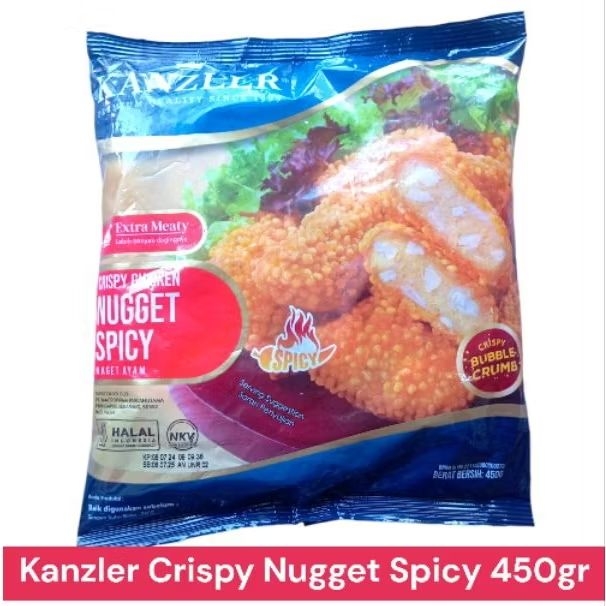 

kanzler crispy nugget spicy 450gr