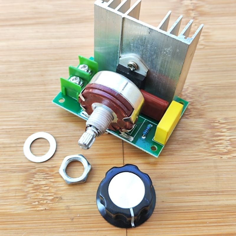 Dimmer AC 4000 Watt Pengatur Kecepatan Motor Gerinda dan Bor Dimer AC 4000W Dimmer AC 4000W