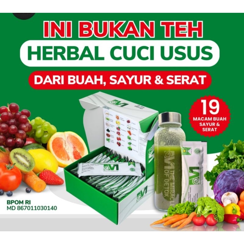 Detox Pencernaan Detox Usus Kotor Obat Herbal Cuci Usus V1 Nasa V1 Detox