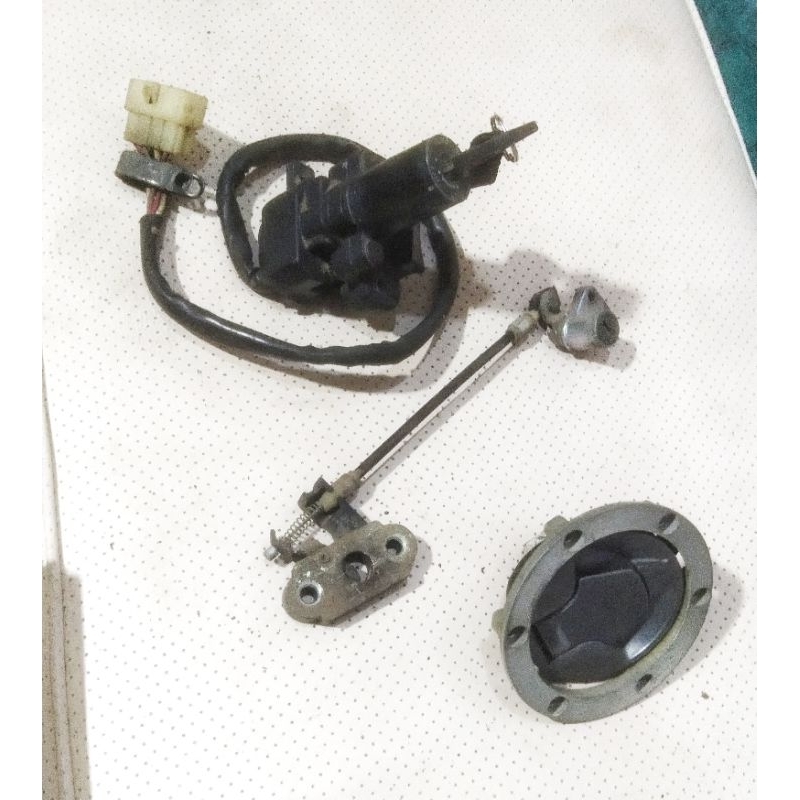 kunci kontak 1 set lengkap ninja original ninja 250fi z250