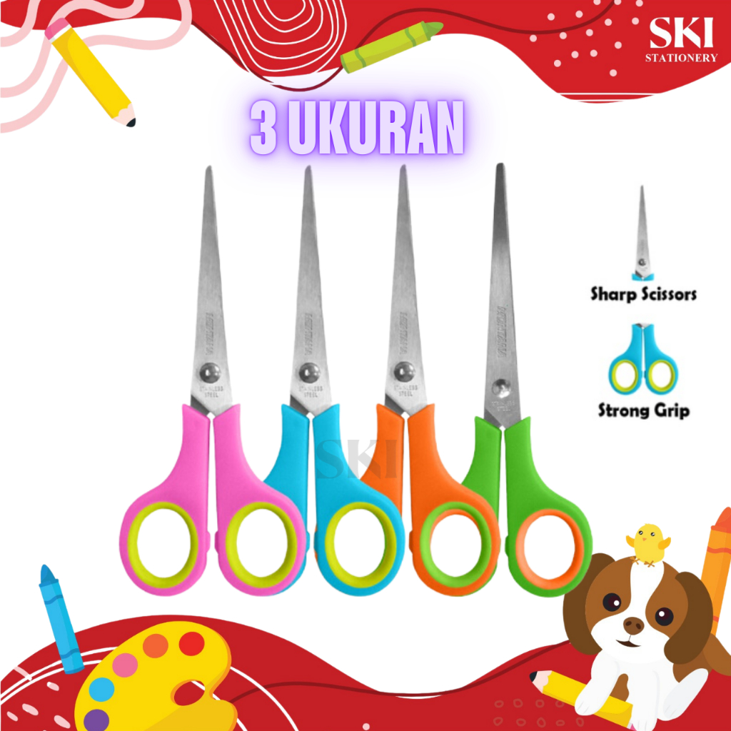 

Gunting Kertas / Gunting Stainless Tajam / Gunting Warna