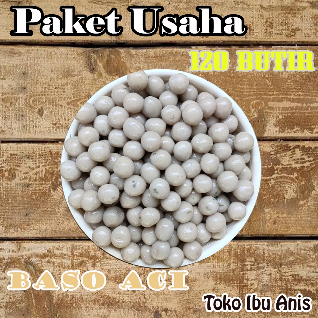 

Paket Usaha 120 butir Baso Aci Isian Ayam Suwir/baso aci ayam suwir