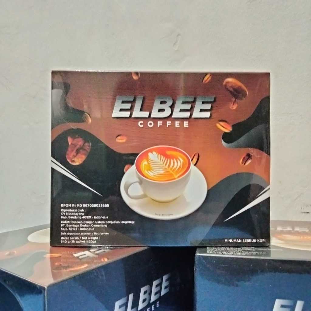 

ELBEE COFFEE / KOPI ELBE 1 BOX ISI 10 SACHET ORIGINAL