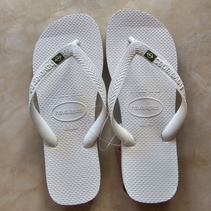 Sandal Pria Havaianas Brazil Fc - White