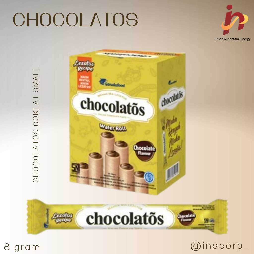 

Chocolatos Wafer Stick 8gr/Pack/24 Pcs