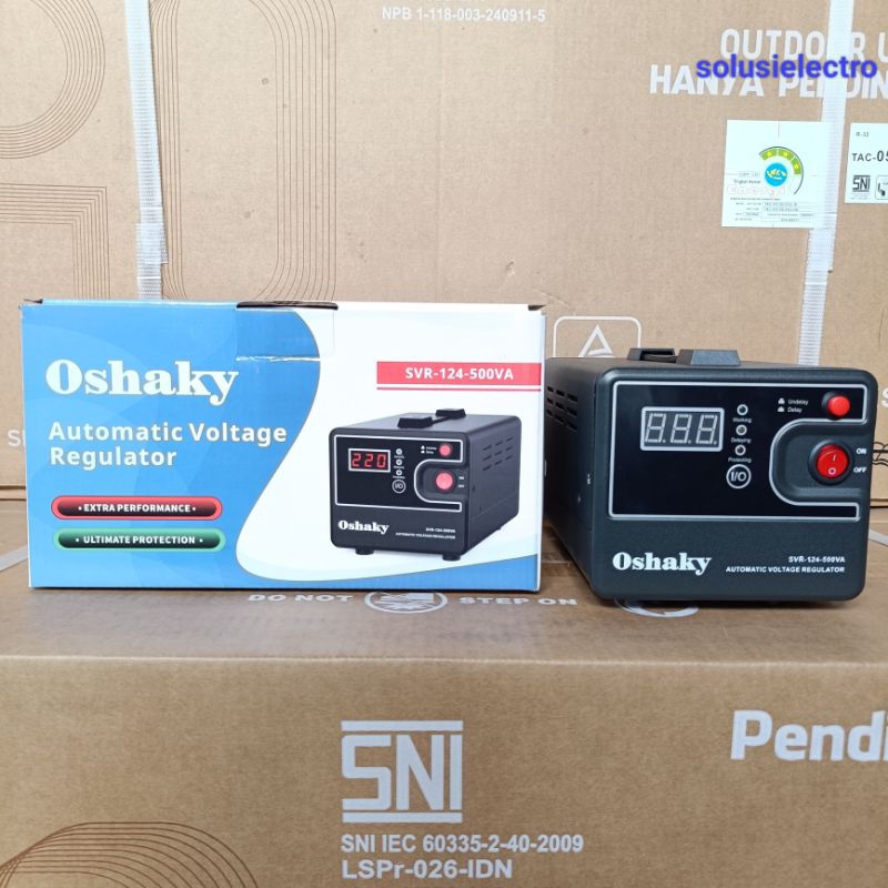 Stabilizer 500 Watt Oshaky Stavol 500 Watt Penstabil Aliran Listrik