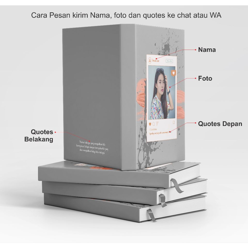 

NOTEBOOK /BUKU CATATAN CUSTOM FOTO