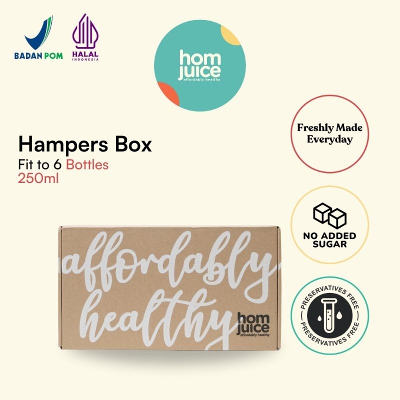 

Homjuice Hampers Box ( 6 × 250ml )