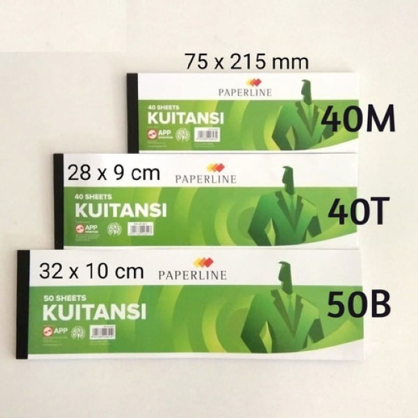 

HJK (10 PCS)Buku Kwitansi Paperline Buku Kwitansi Kecil Sedang Besar PAPERLINE