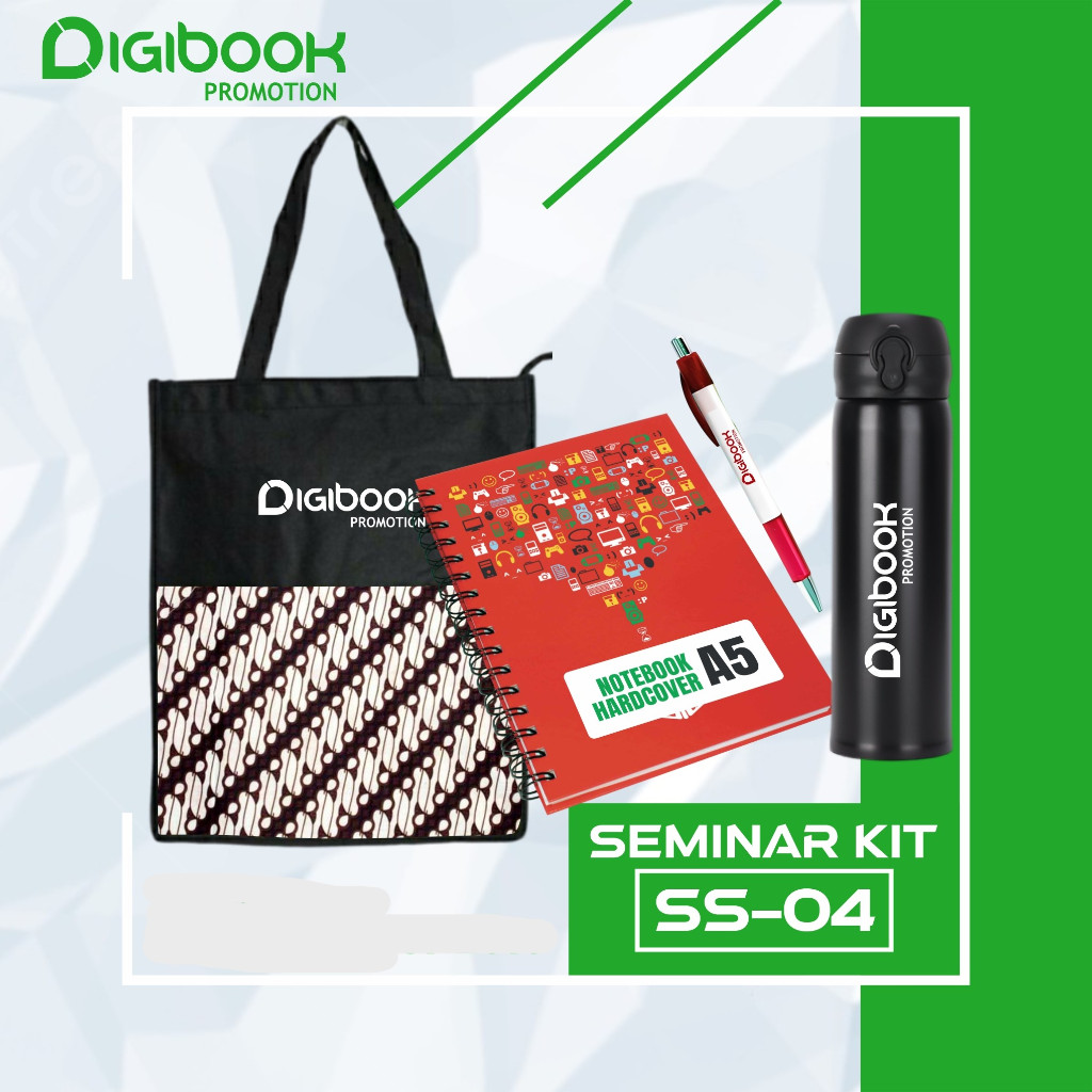 

Paket Seminar | D300 Kombinasi, Tumbler TC202, Pulpen Sablon, Hard Cover Notebook A5 | SS4