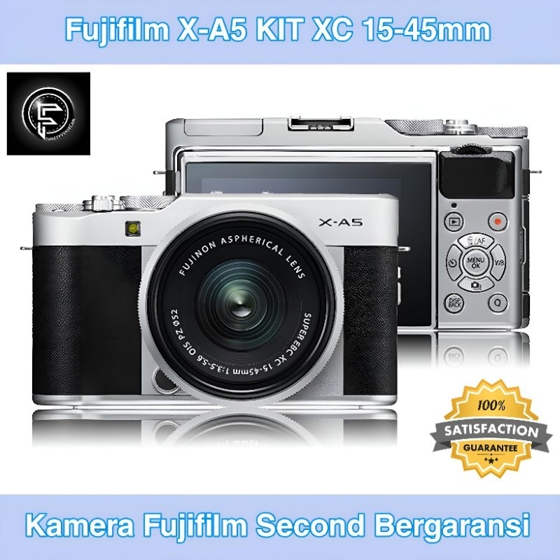 FUJIFILM X-A5 KIT XC 15-45mm - Kamera Mirrorless Fujifilm XA5 Second Bergaransi
