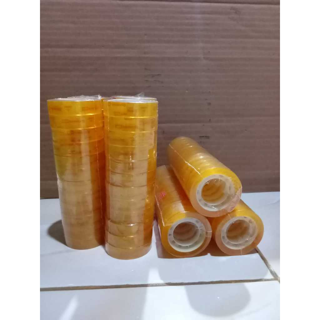 

ISOLASI KADO ROLL BENING TIPIS TEBAL ( 1 ROLL ISI 12 PCS )