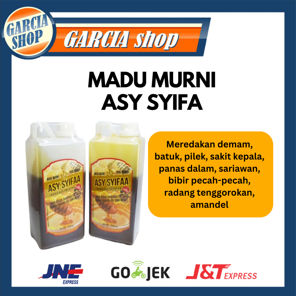 

MADU MURNI PURE HONEY PLUS PROPOLIS ASY-SYIFA 1KG ASLI | MADU MURNI PURE HONEY ADAWIYAH 1KG