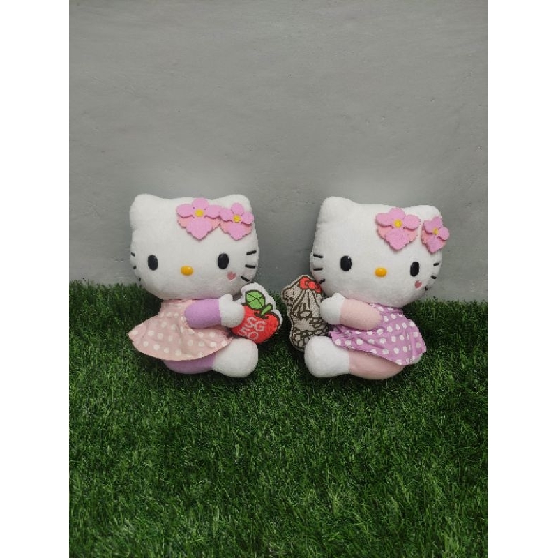 Boneka Hello Kitty SG 50 sepasang original Hello Kitty Singapore Sanrio lepas kolpri