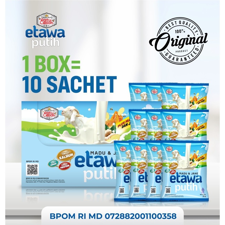 

Susu Kambing Etawa Ratu Lebah Madu Plus Jahe Original Harga Promo