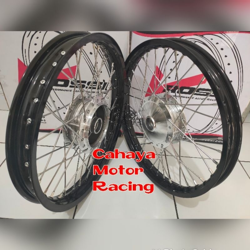 Velg Rossi Glosy Motor Honda Legenda/ Astrea grand/ Supra lama / impersa/ tromol set jari velg Plus 