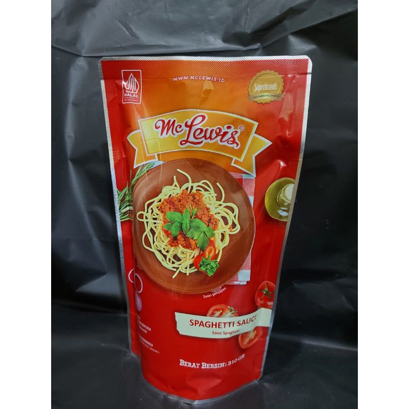 

Mc Lewis saus spaghetti/spaghetti bolognese saus 1kg