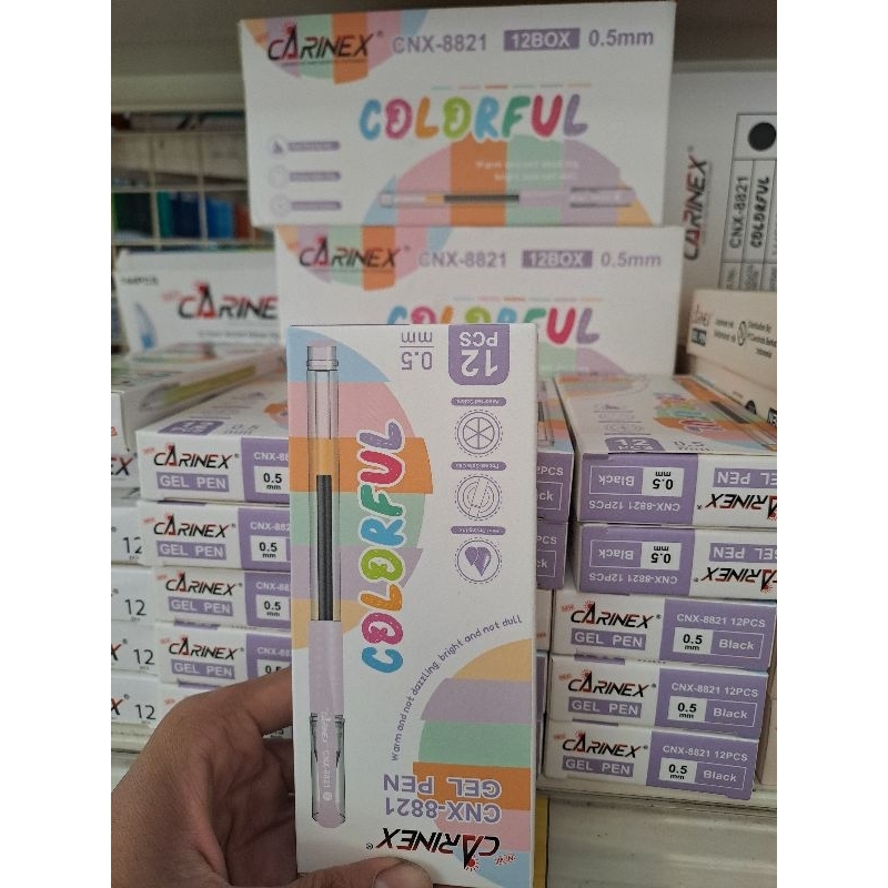 

1[PACK] GEL PEN CARINEX CNX-8821 COLOURFUL