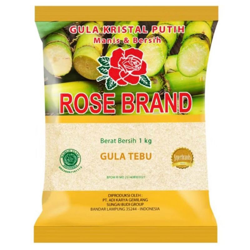 

gula pasir rose brand