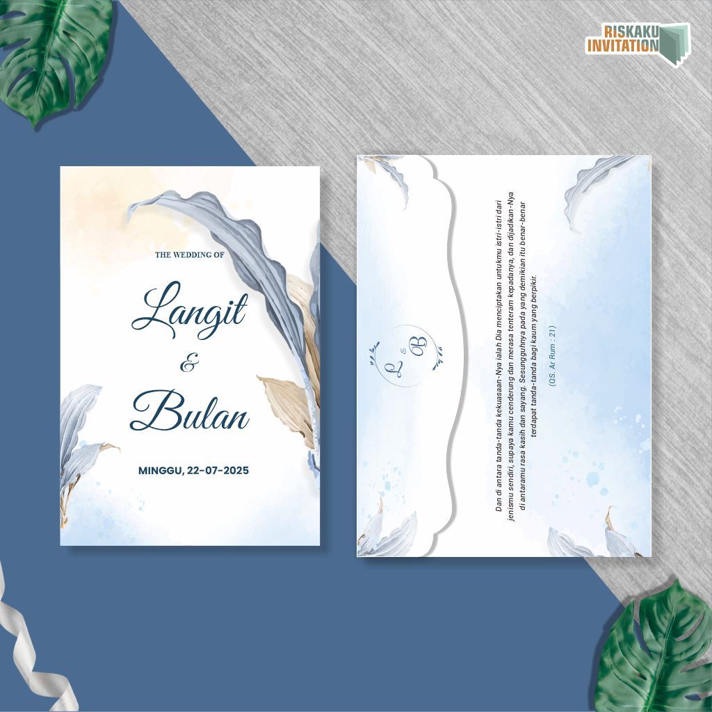 Undangan Pernikahan Amplop / Undangan Ngunduh Mantu + Amplop / Undangan Amplop