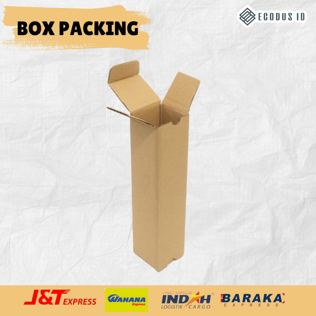 

Kardus box packing die cut polos ukuran 7x7x30 cm (10pcs)