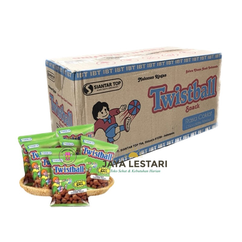 

Twistball Snack Ball Coklat Box (Isi 4 Renceng/Box) (400g)