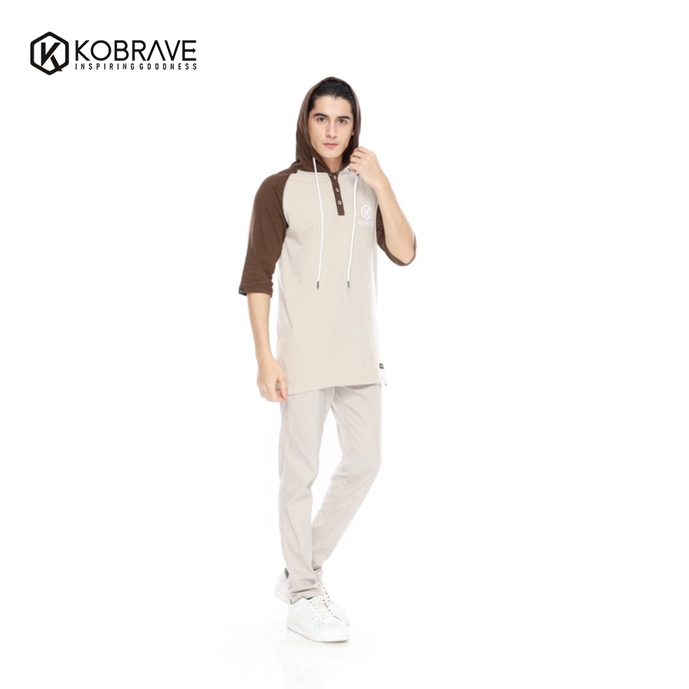 KOBRAVE - Baju Koko Pria Lengan Pendek Ibrohim Series