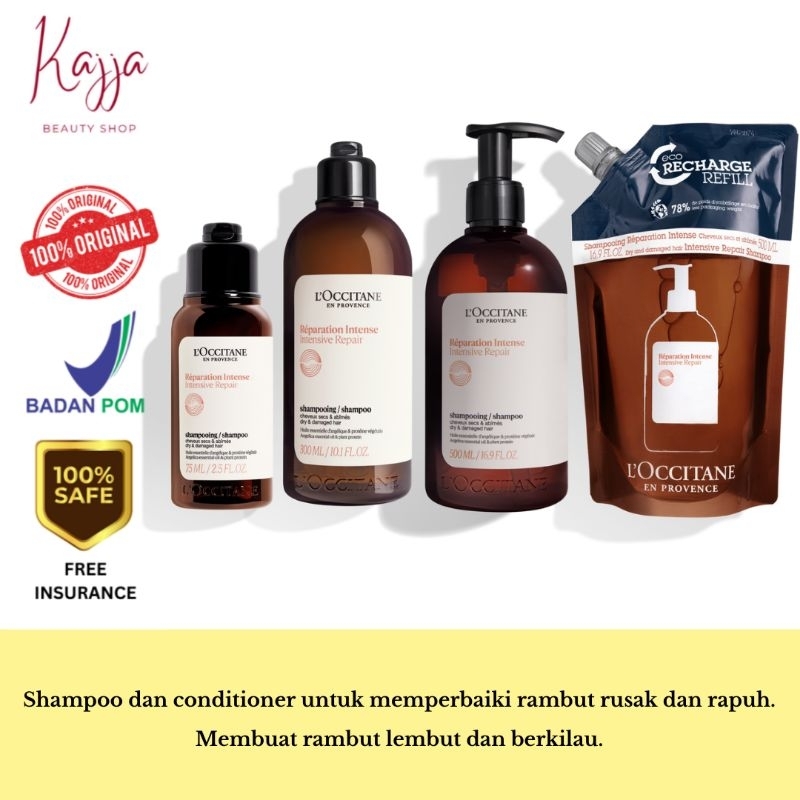 Loccitane Shampoo Repairing 500ml / Loccitane Repair Conditioner 500ml / Loccitane Repair Shampoo