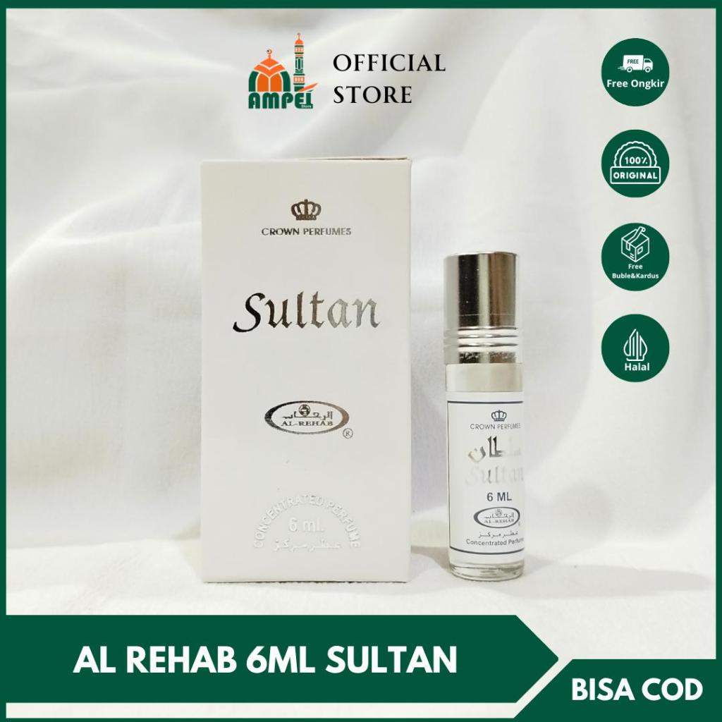 Parfum Al Rehab SULTAN Roll On 6ml Aroma Mewah Sulton Kekaisaran Turki Khusus Laki-laki Istimewa