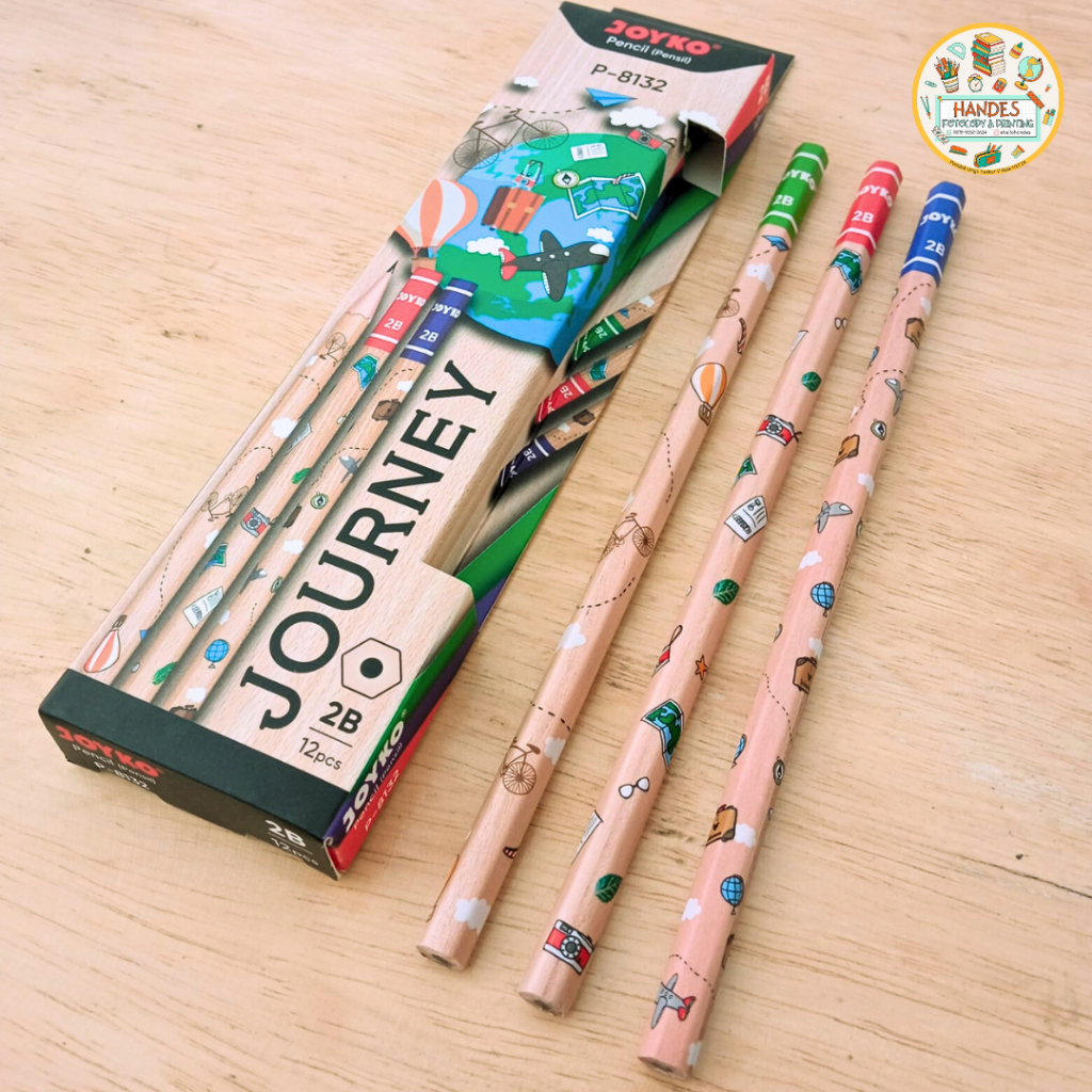 

Pensil 2B Joyko Motif Journey P-8132 Satuan