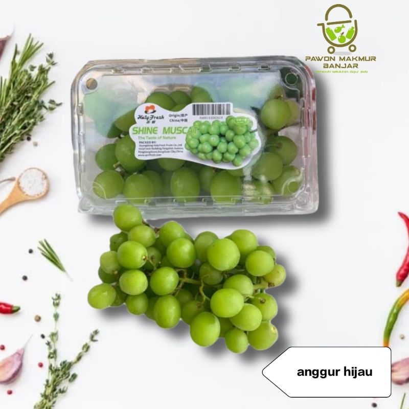 

BUAH ANGGUR HIJAU SHINE MUSCAT PER PACK