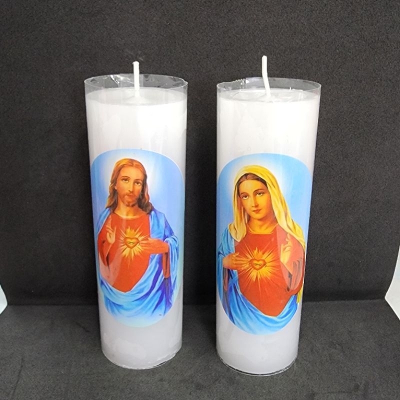 Lilin doa Yesus Maria 12cm