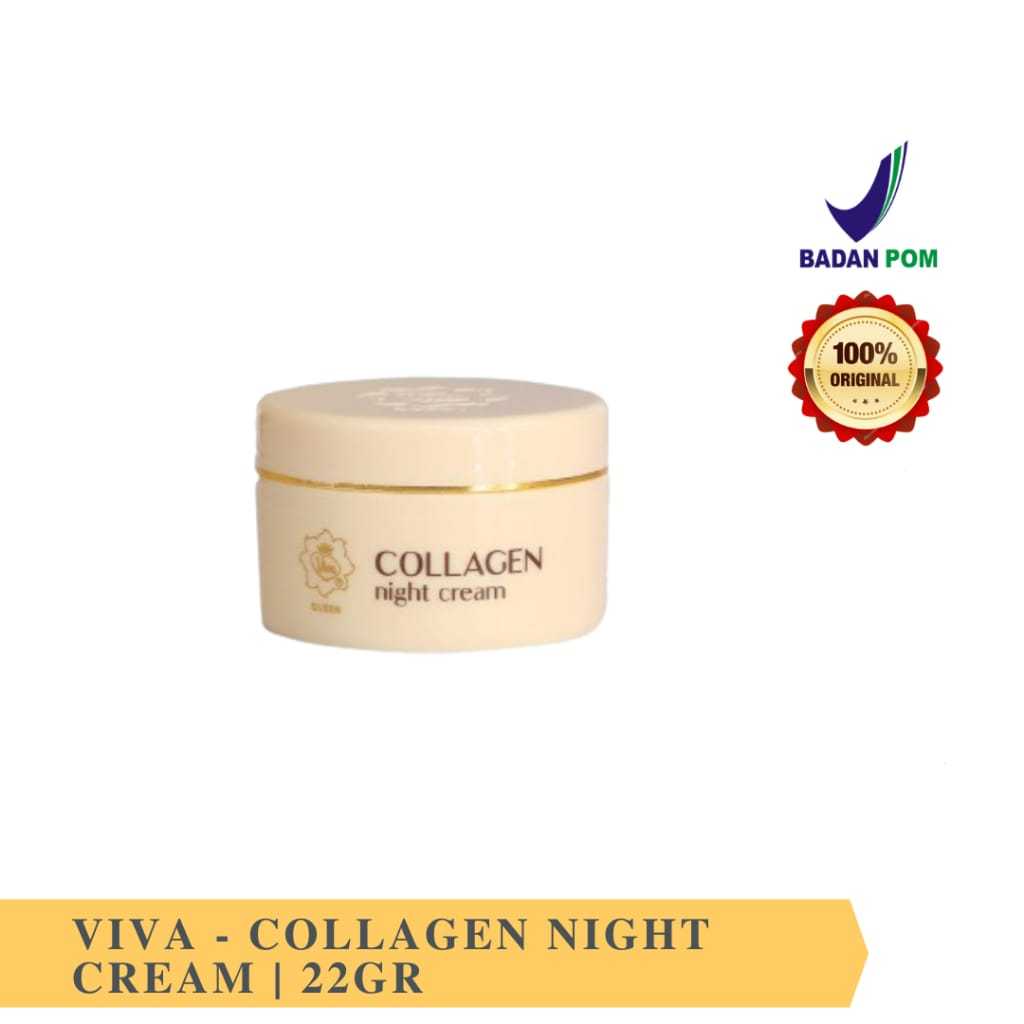 VIVA QUEEN COLLAGEN NIGHT CREAM - CREAM MALAM VIVA ORIGINAL 100%