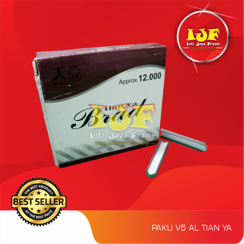 PAKU JOINT V 5 AL TIAN YA / PAKU V 5MM / PAKU SUDUT BINGKAI