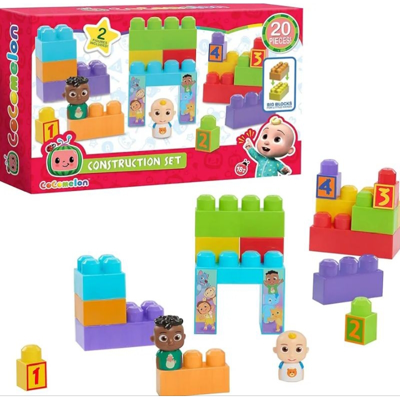 COCOMELON CONSTRUCTION SET ORIGINAL COCOMELON BY KIDZ STATION