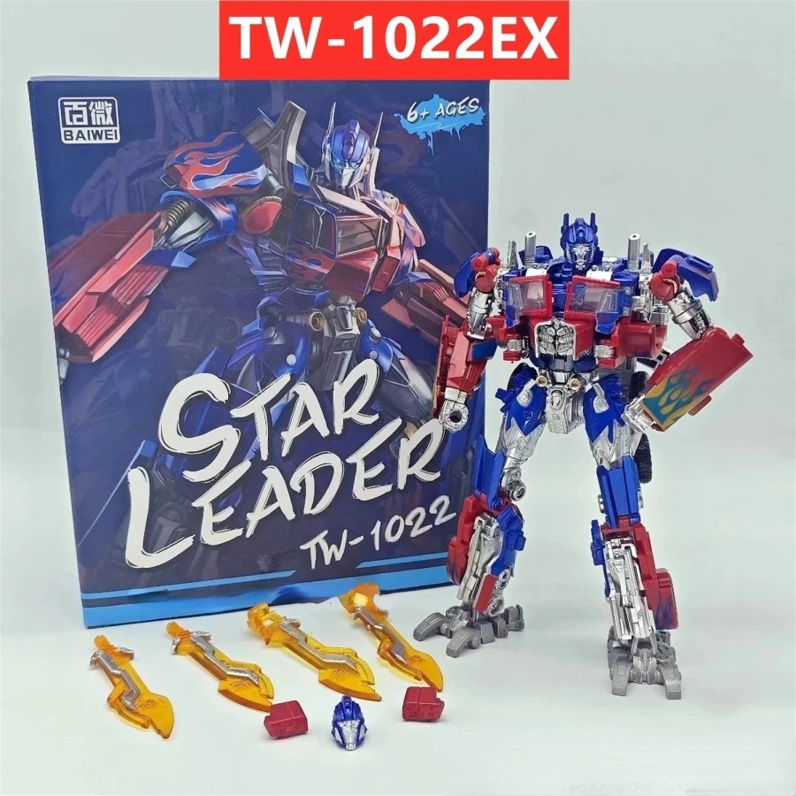 Optimus Prime Baiwei TW-1022ex Tengwei Star Leader Deformation Robot