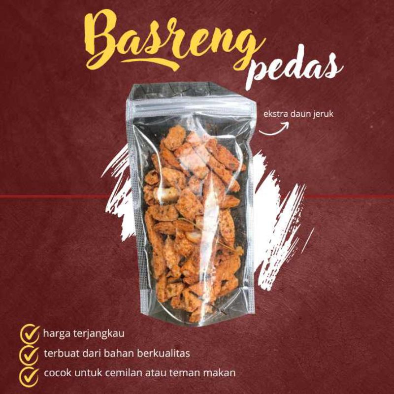 

basreng pedas/basreng pedas daun jeruk/100g