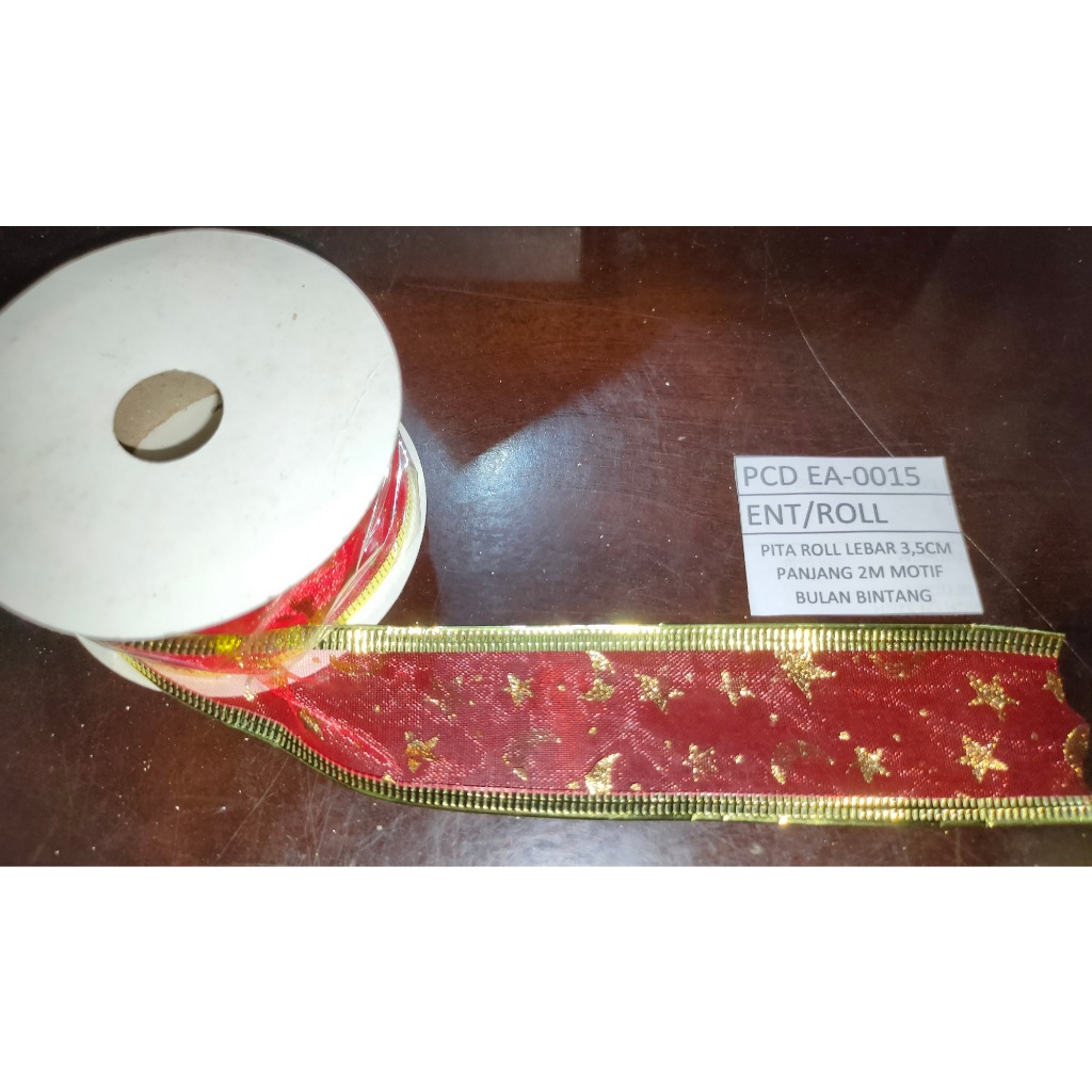 Pita Roll Pita Natal PITA ROLL 3,5CM X 2M Lampion Natal Hiasan Natal