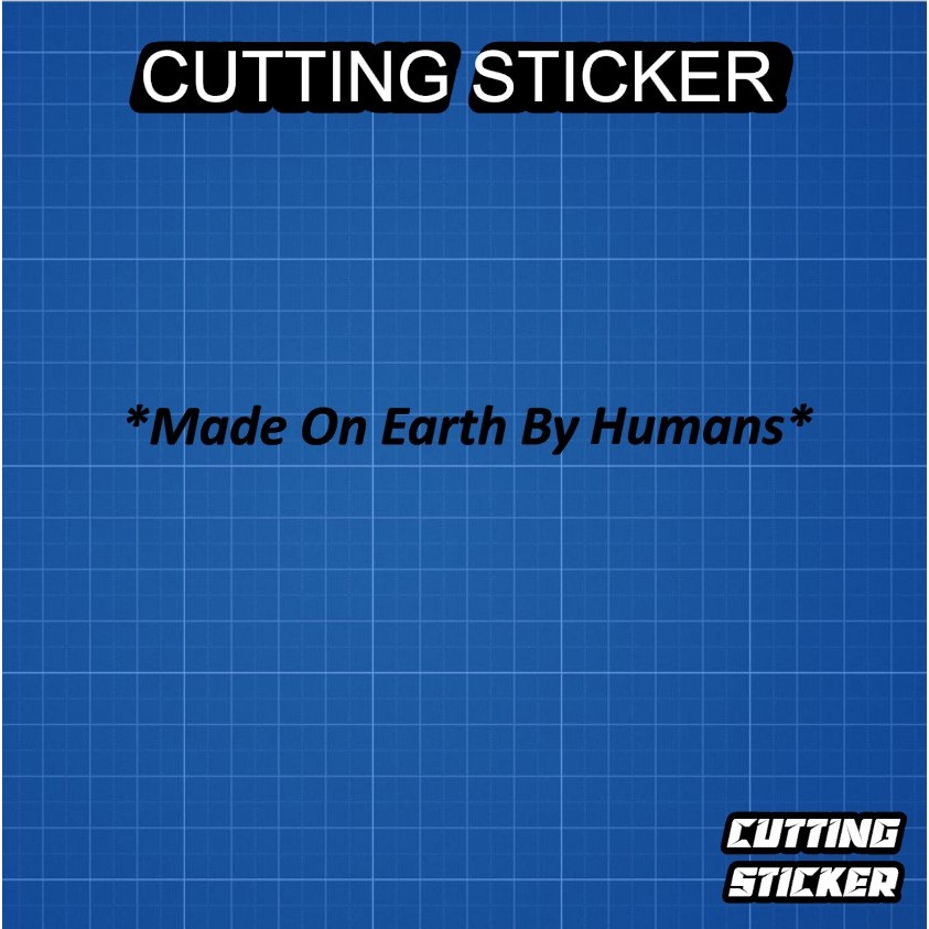 Sticker Cutting kata kata inggris - stiker kata kata