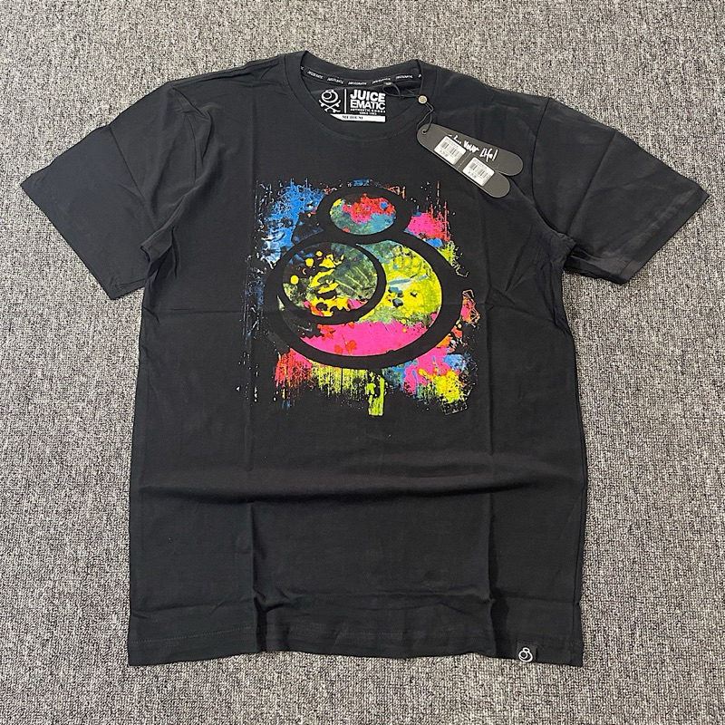 KAOS SURFING PRIA JUICE EMATIC HITAM 001