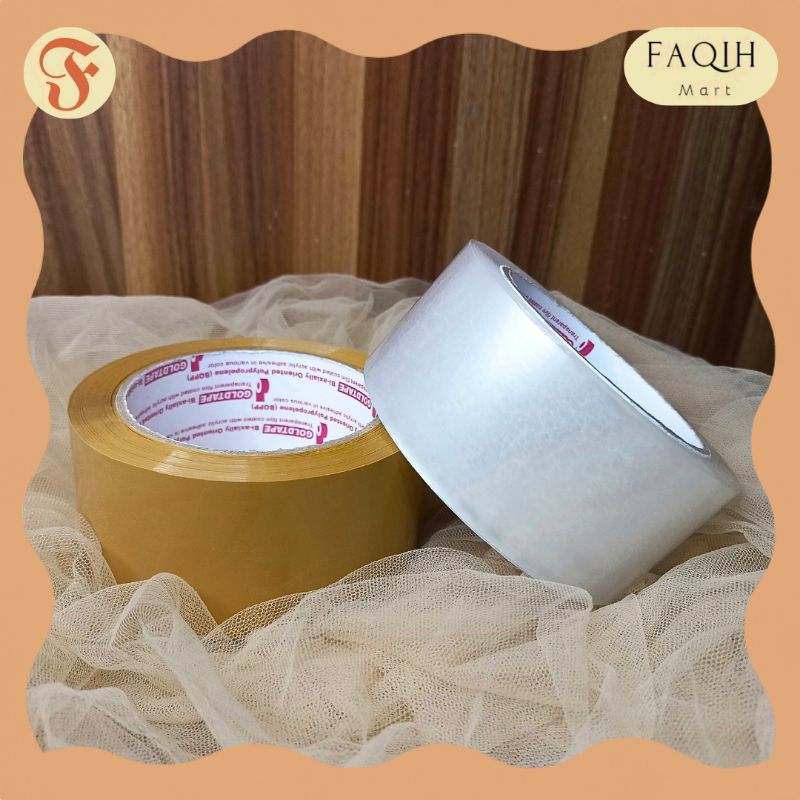 

Lakban Bening Coklat Cokelat 1 Roll Pcs Satuan Transparant Tape Lem Isolasi Isolatif Solasi Selotip Solatip Kuat Lebar Tebal Isi Banyak Untuk Perekat Packing Kardus Karton
