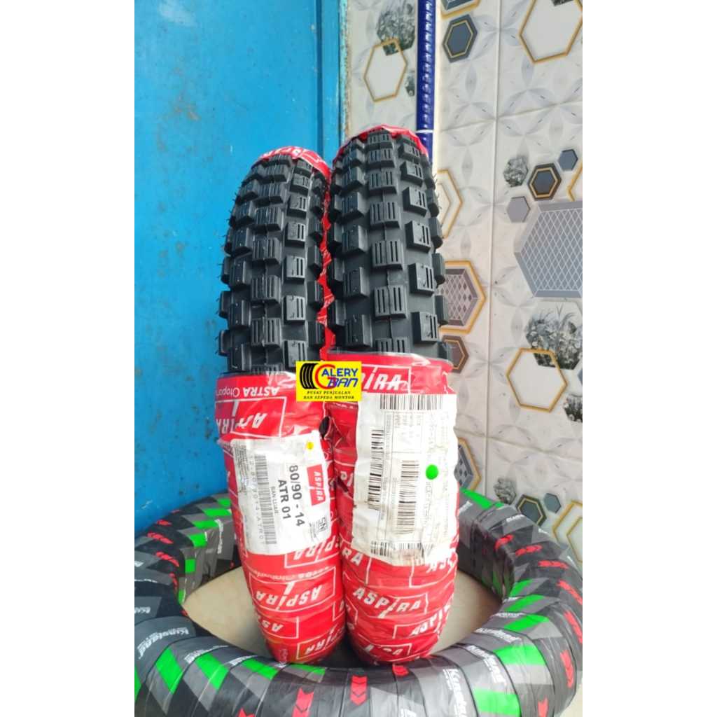 Terlaris Ban Trail Aspira 80/90-14 Ring 14 Ban Motor Matic Trail 90/90-14 Ban Metic Trial Ban Trail