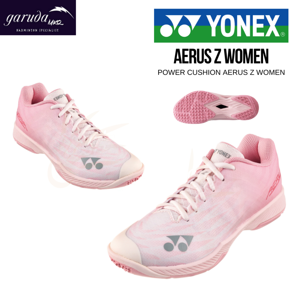 SEPATU BADMINTON YONEX POWER CUSHION AERUS Z WOMEN / AERUS Z WOMEN Light Pink