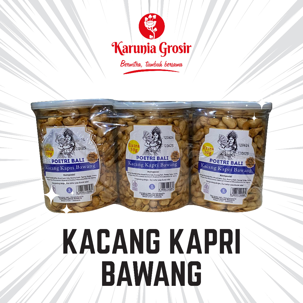 

Karunia Grosir - Kacang Bawang Original Poetri Bali 300 gr