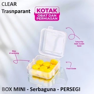 HANS !! STORAGE BOX SMALL SIZE Tempat Penyimpan Persegi Serba GUNA - Ring Camera - MEMORY CARD - Mem